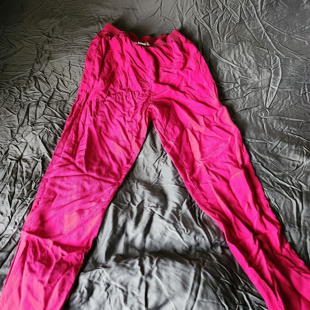 Diane Von Furstenberg Fuchsia Silk Pants